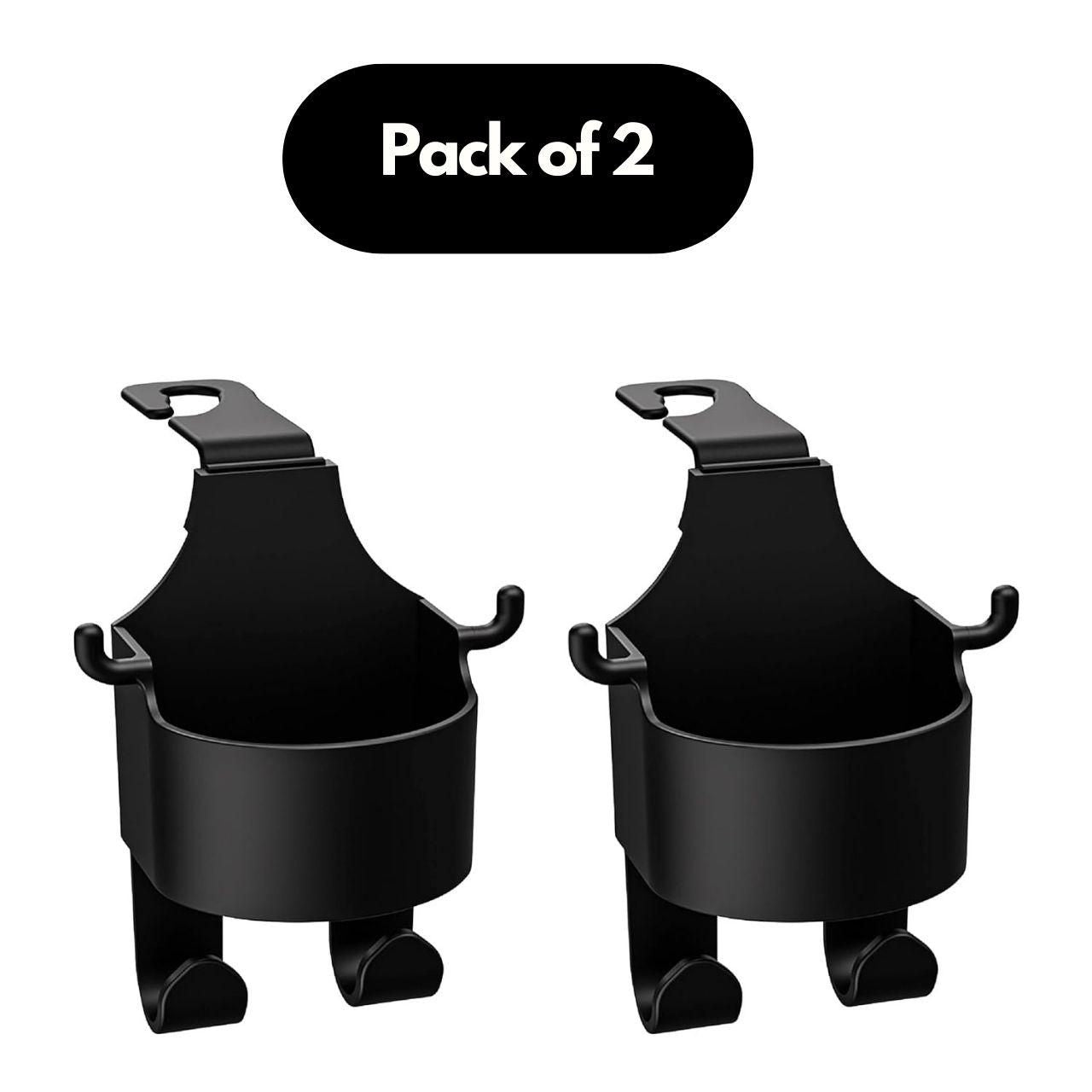 3 in 1 Universal Car Seat Headrest Hooks – Pack of 2, Heavy-Duty Organizer Hangers