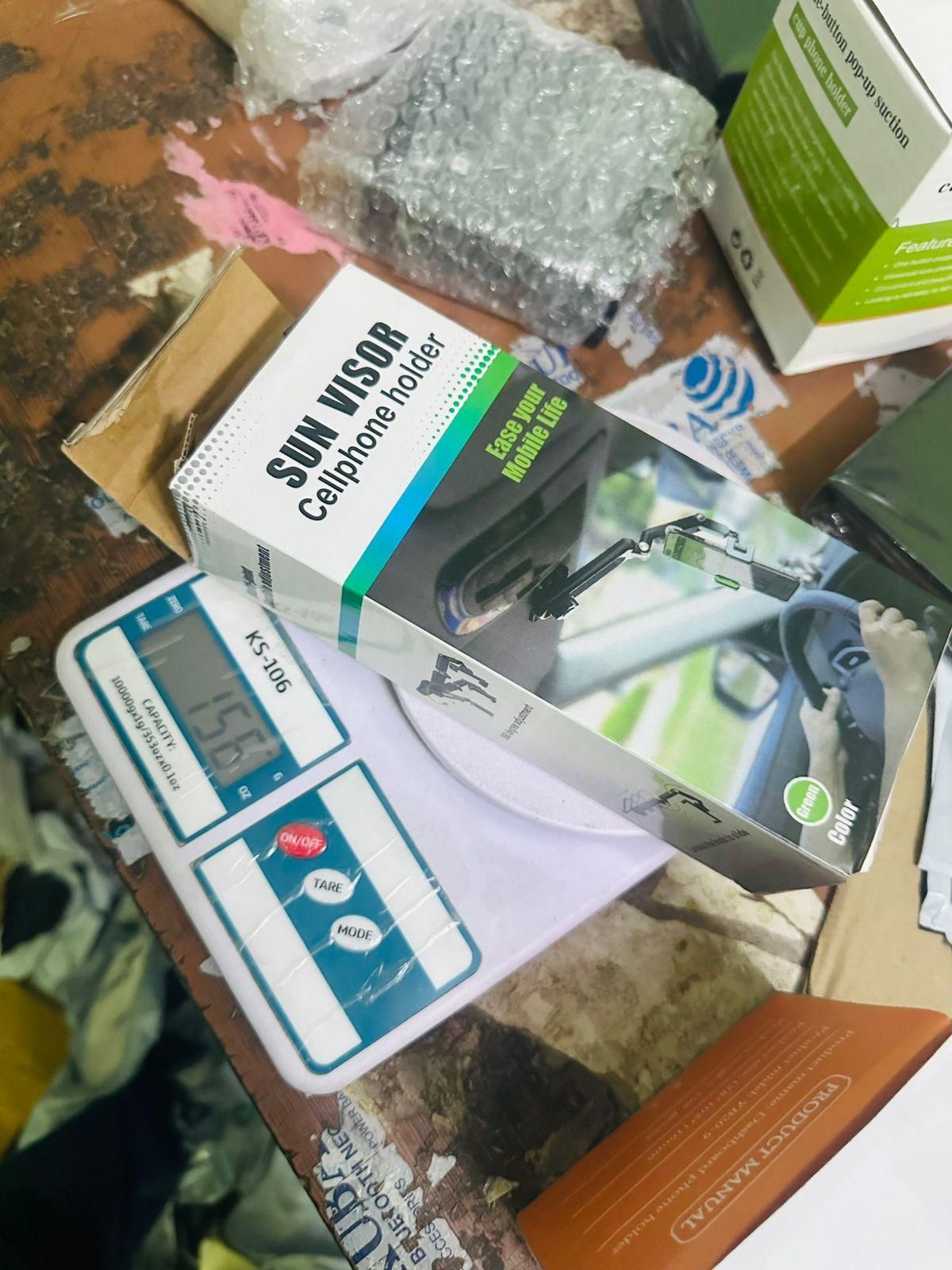 Car Visor Phone Holder – Universal Clip Mount, Hands-Free Cellphone Stand (Pack of 1)