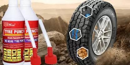 XANK No-Puncher Tubeless Tyre Sealer (Pack of 2) – Easy Tire Puncture Repair