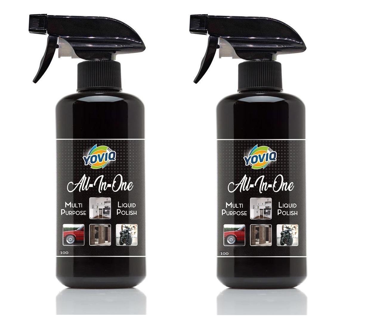 All-in-One Multipurpose Liquid Polish For Car Shine (100 ml) pack of 2