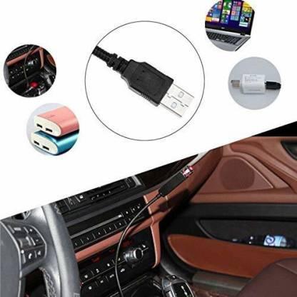 12V USB Star Atmosphere Lamp – 360° Rotating Car Ambient Light Projector (Single Piece)