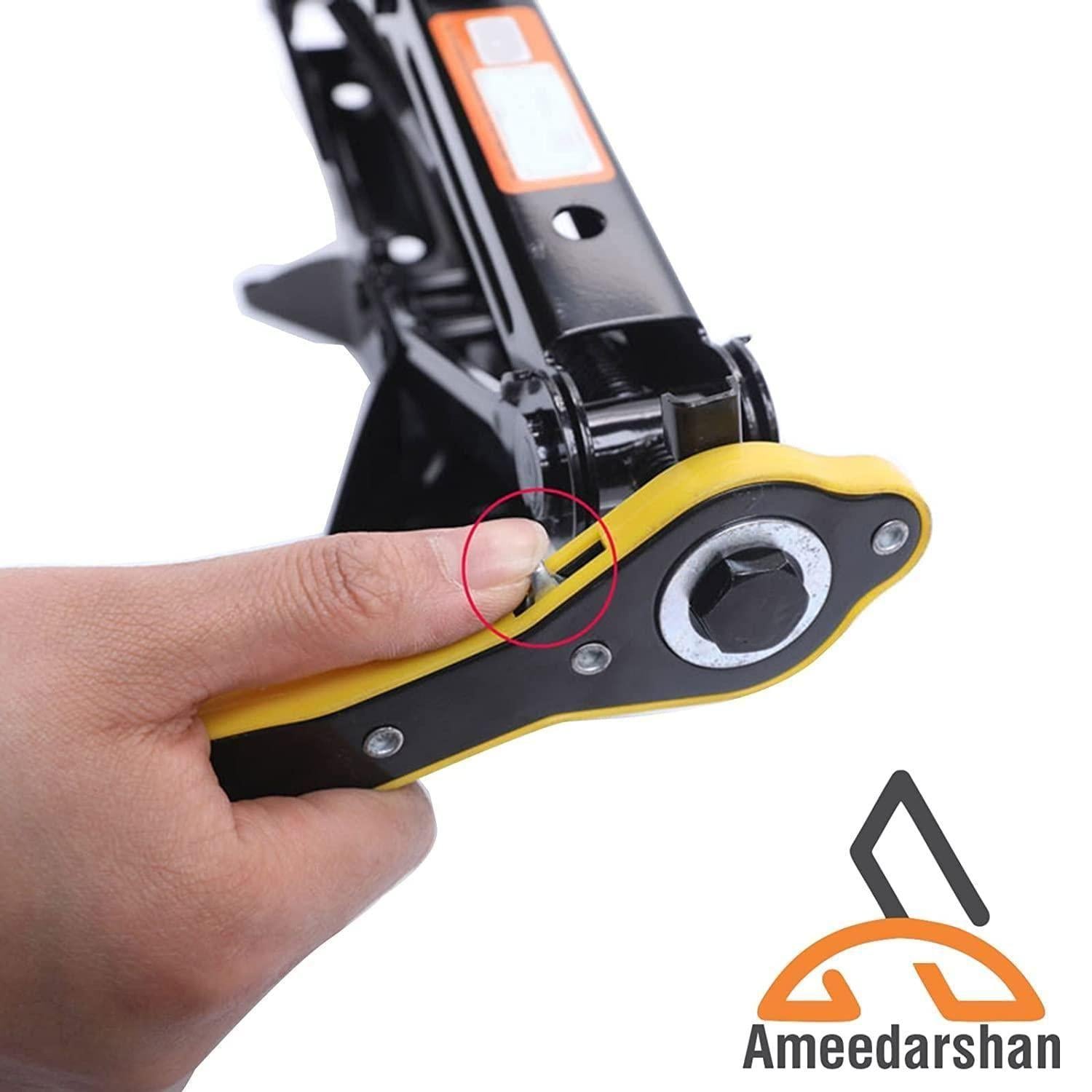 Alloy Steel Car Jack & Lug Wrench Kit – Manual Repair Tool Kit
