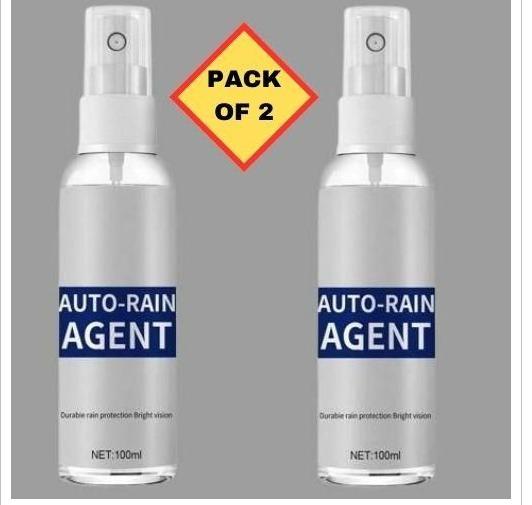 Car Glass Anti-Fog & Rainproof Agent – Pack of 2 for Clear, Safe Visibility