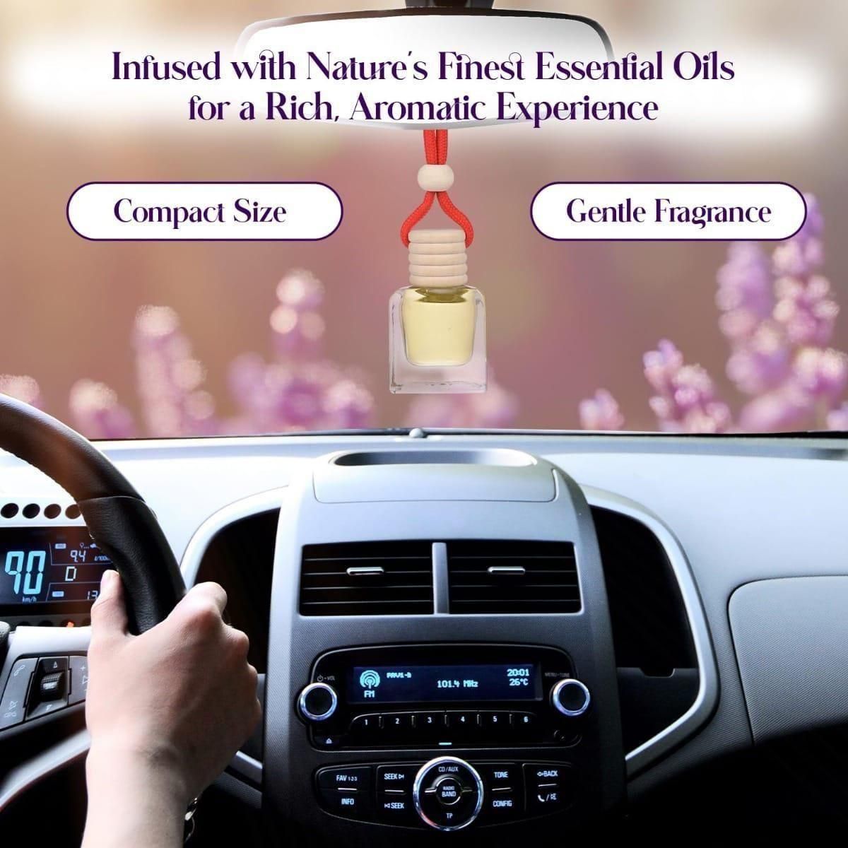 Hanging Car Perfume Pod (10 ml) – Musk Scent, Long-Lasting Fragrance (Pack of 1)