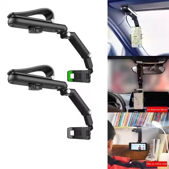 Car Visor Phone Holder – Universal Clip Mount, Hands-Free Cellphone Stand (Pack of 1)