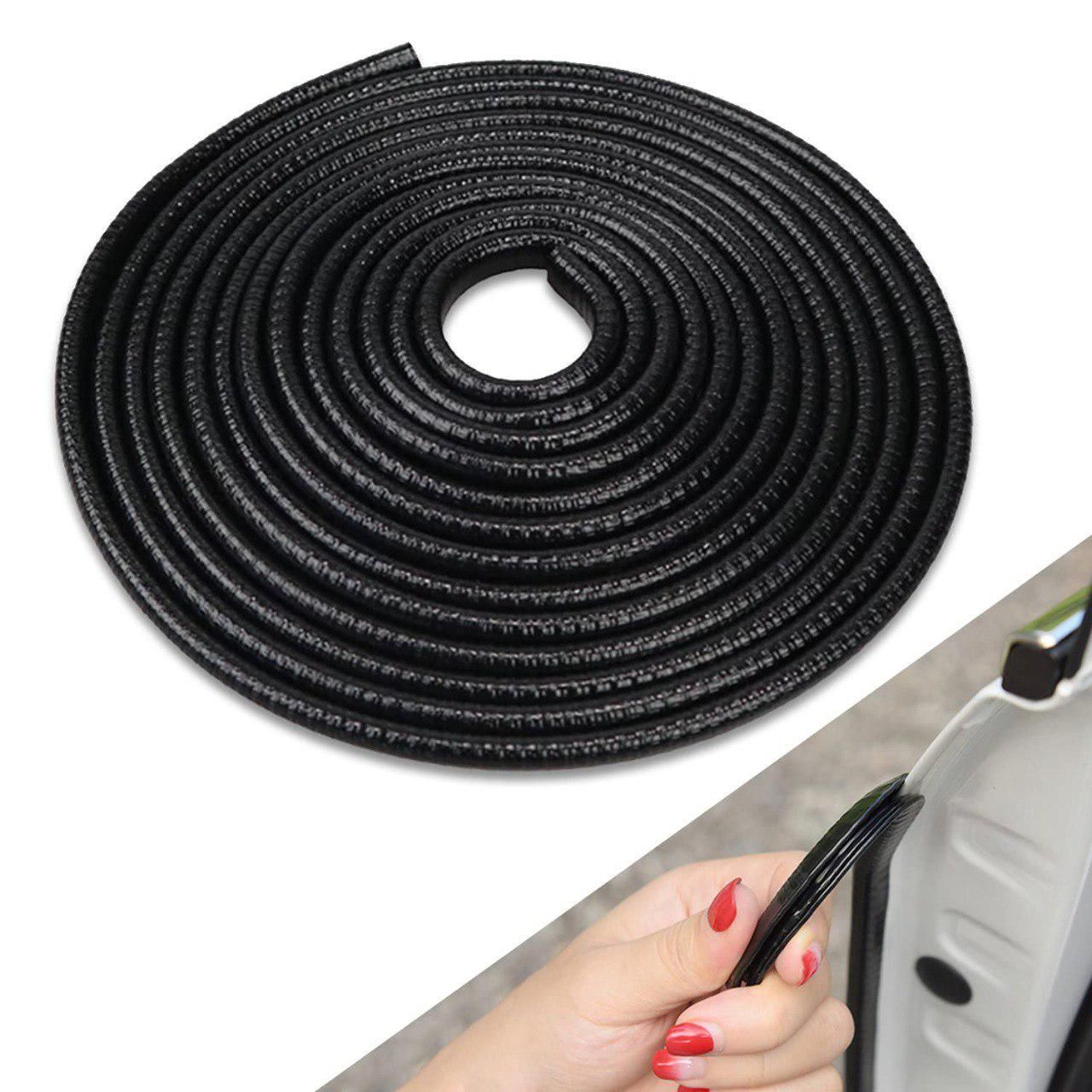 Universal 5 m Car Door Protector Strip – Metal & Rubber Anti-Scratch Edge Guard