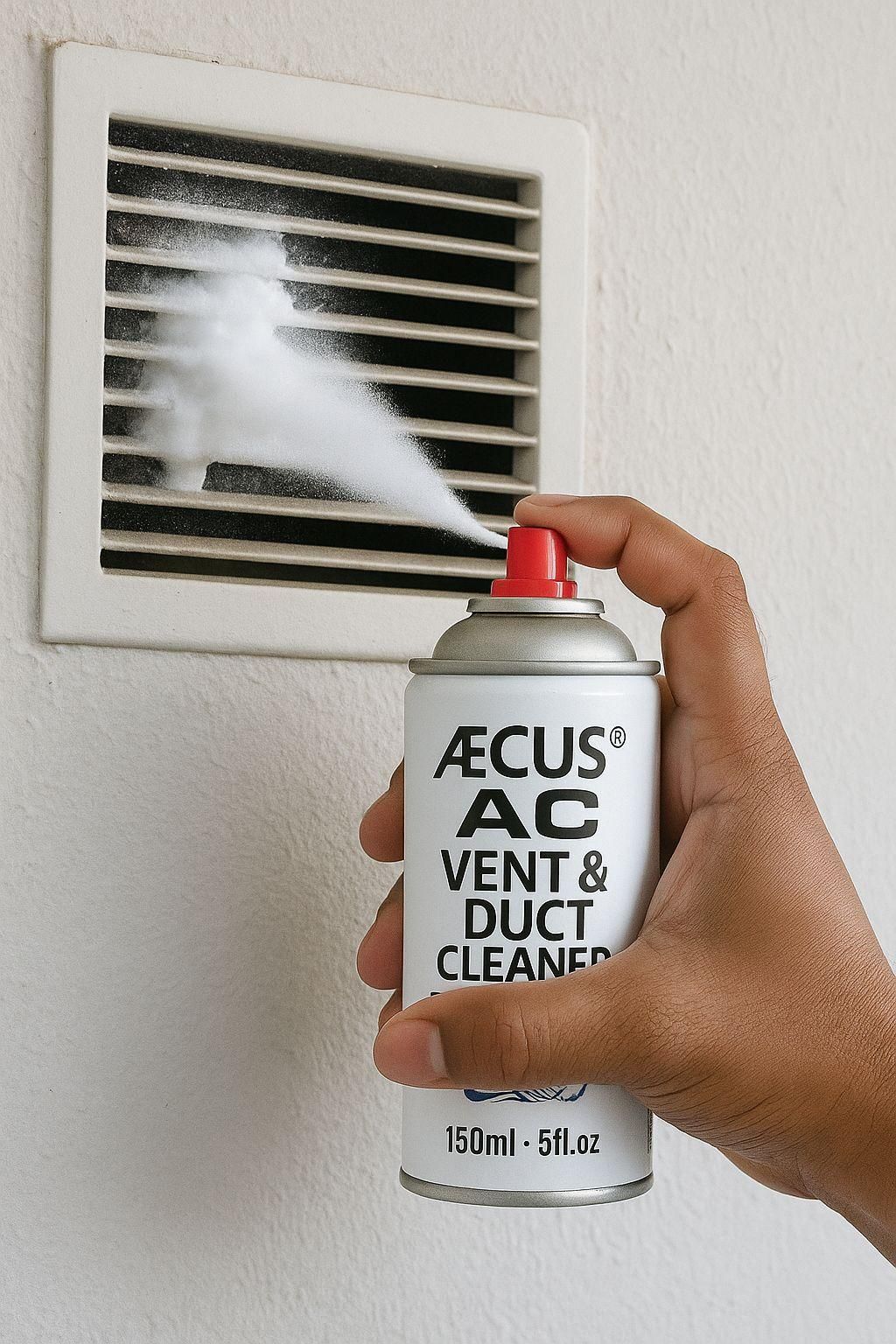 Car AC Vent & Duct Cleaner – 150 ml Foaming Odor Eliminator with 360° Spray Nozzle