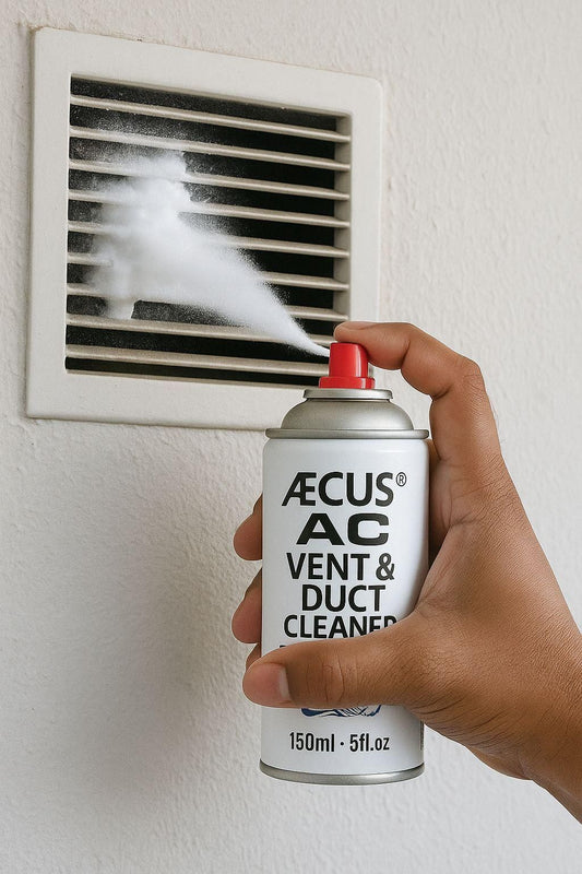 Car AC Vent & Duct Cleaner – 150 ml Foaming Odor Eliminator with 360° Spray Nozzle