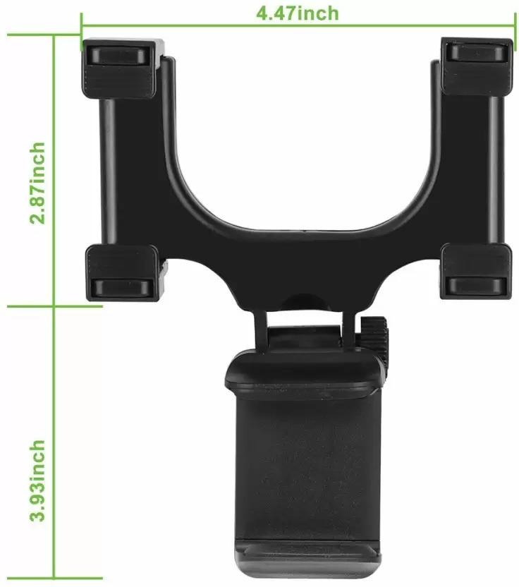 360° Rearview Mirror Mount Holder – Universal Truck & Car Phone Cradle