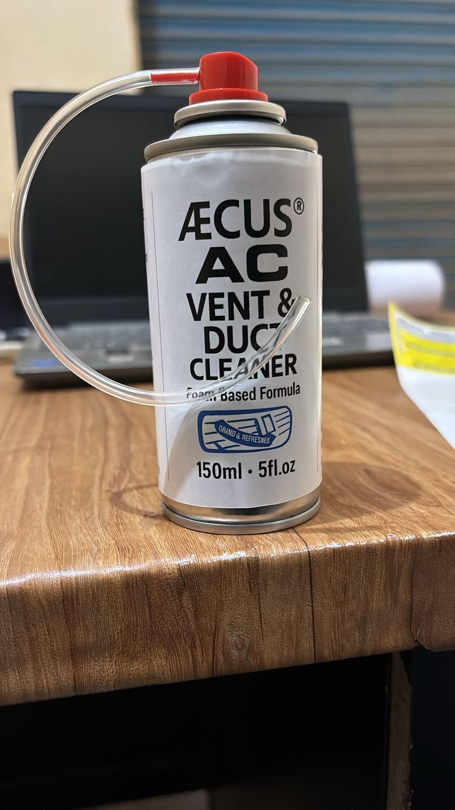 Car AC Vent & Duct Cleaner – 150 ml Foaming Odor Eliminator with 360° Spray Nozzle