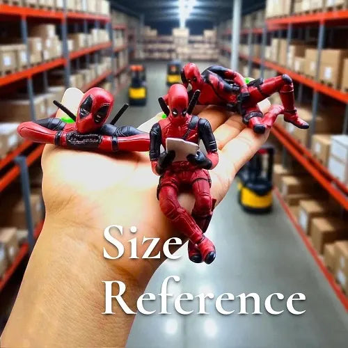 Deadpool Marvel Action Figure Car Dashboard Ornament – Mini Superhero Decoration & Collectible | Carokit