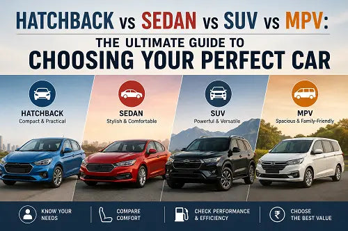 Hatchback vs Sedan vs SUV vs MPV: The Ultimate Guide to Choosing Your Perfect Car