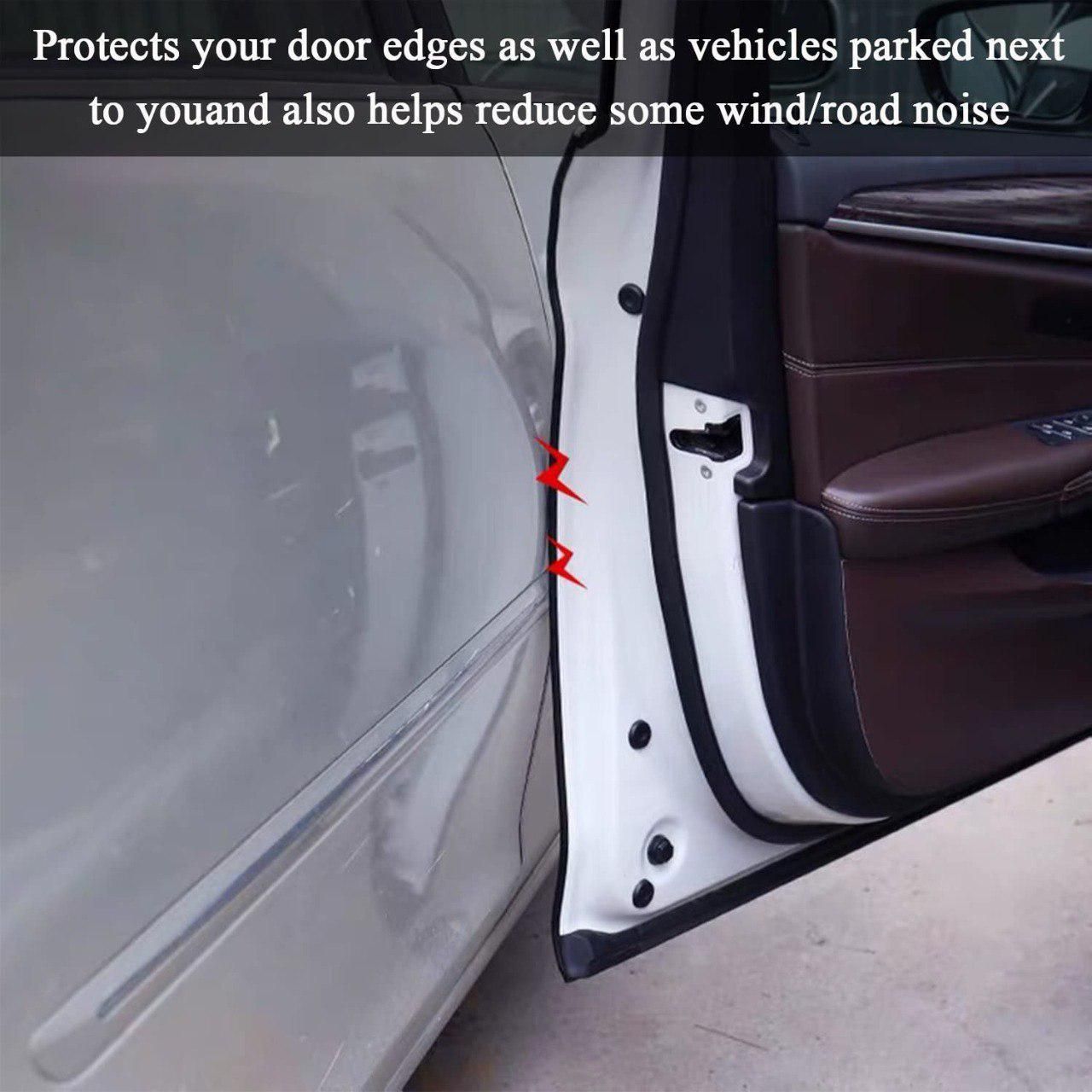 Universal 5 m Car Door Protector Strip – Metal & Rubber Anti-Scratch Edge Guard