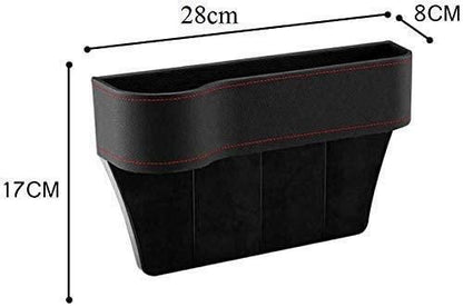 PU Leather Seat Gap Filler Organizer – Multifunctional Storage