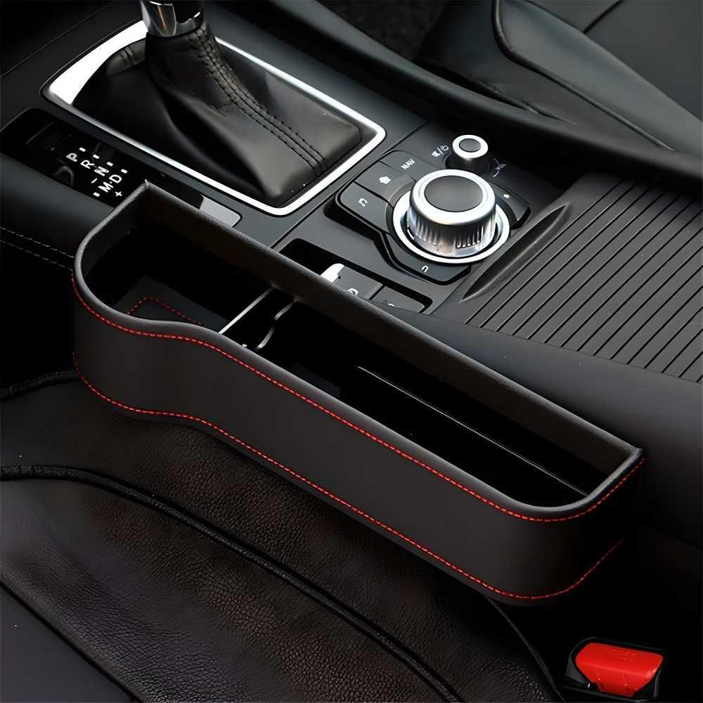 PU Leather Seat Gap Filler Organizer – Multifunctional Storage