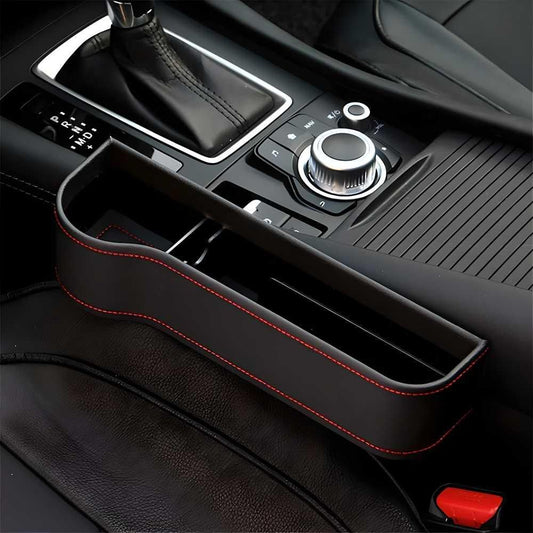 PU Leather Seat Gap Filler Organizer – Multifunctional Storage