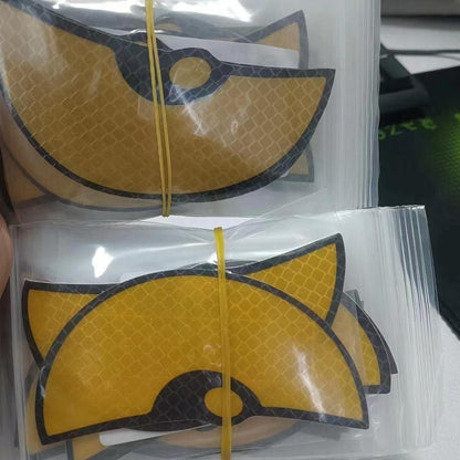 4 Pieces Monster Eyes Car Reflective Stickers Pack of 2 - Carokit 