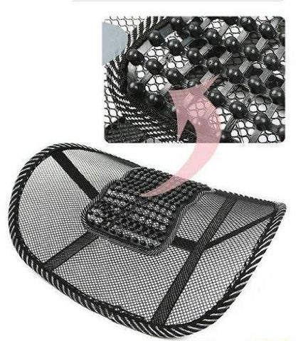Car Back Seat Mesh Lumbar Supporter – Ergonomic Back Rest Frame