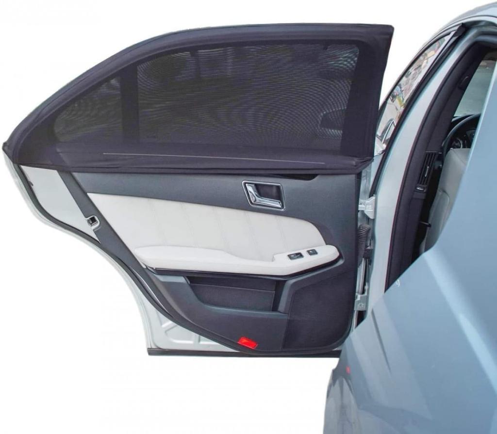 UV Protection Mesh Car Curtains – 4-Pack Breathable Window Shades - Carokit 