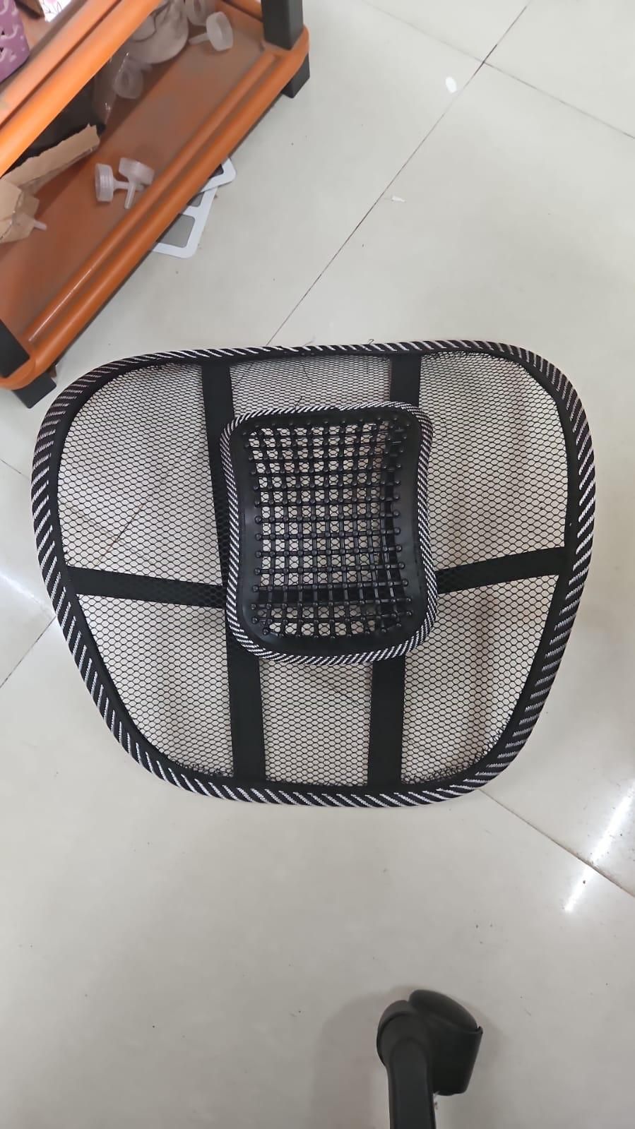 Car Back Seat Mesh Lumbar Supporter – Ergonomic Back Rest Frame
