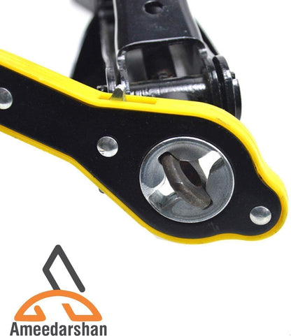 Alloy Steel Car Jack & Lug Wrench Kit – Manual Repair Tool Kit