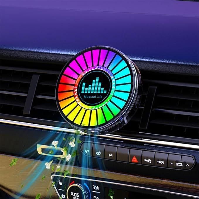 Sound-Activated RGB Ambient Car Lamp – 26 Color Rhythm Light - Carokit 
