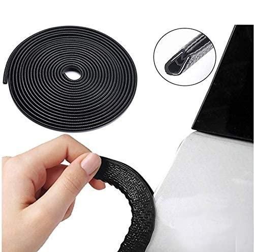 Universal 5 m Car Door Protector Strip – Metal & Rubber Anti-Scratch Edge Guard