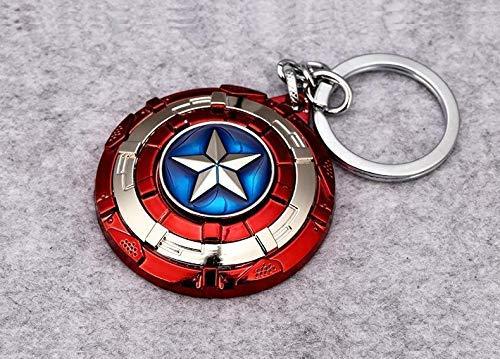 Captain America Shield Metal Car Keychain – Avengers-Inspired Superhero Accessory - Carokit
