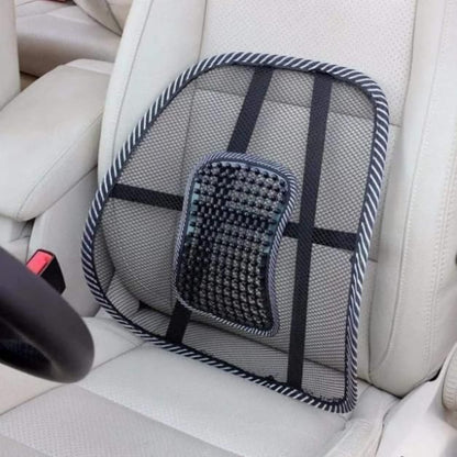 Car Back Seat Mesh Lumbar Supporter – Ergonomic Back Rest Frame