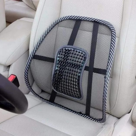 Car Back Seat Mesh Lumbar Supporter – Ergonomic Back Rest Frame