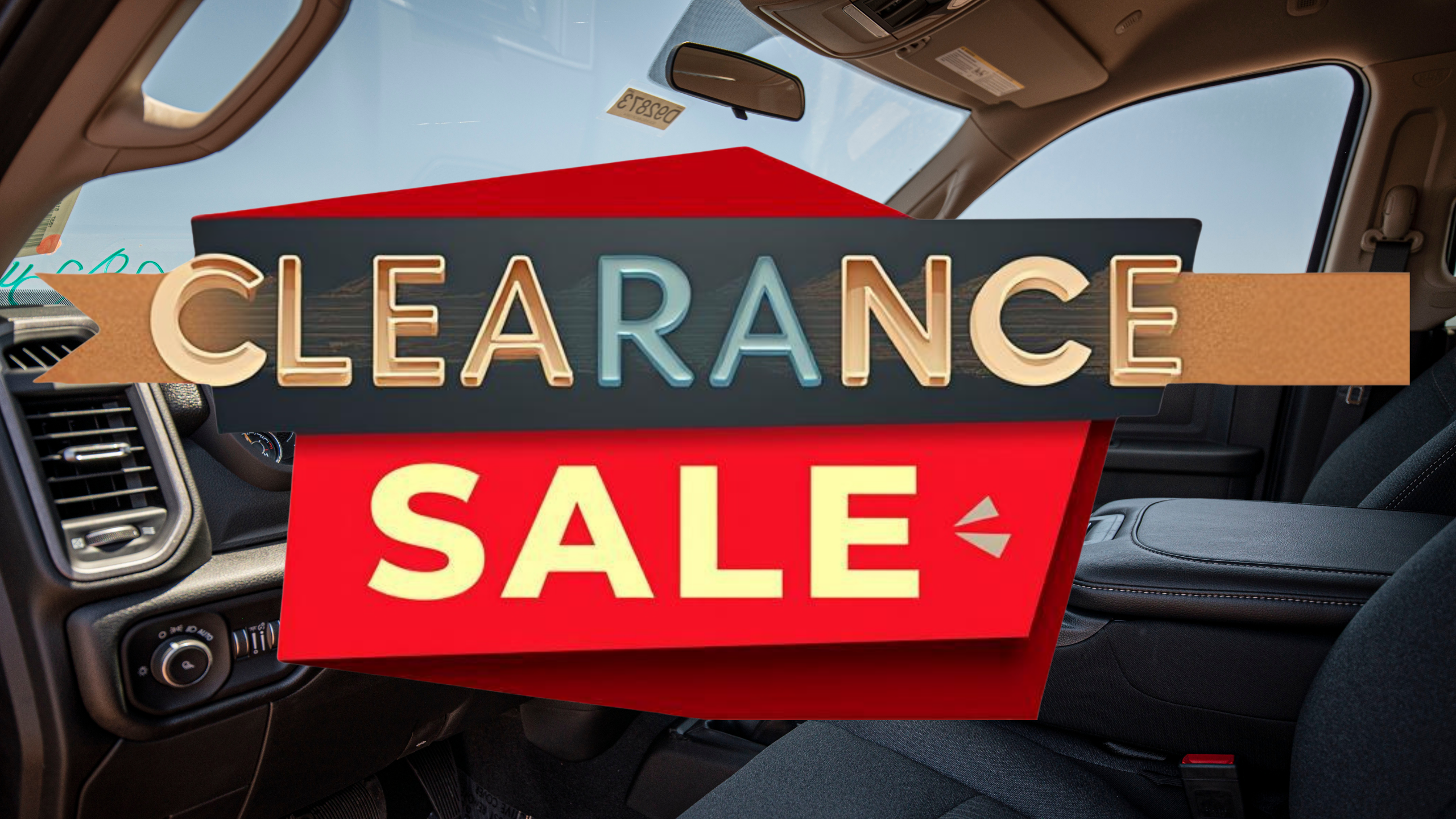 Clearance sale on car dashboard accessories