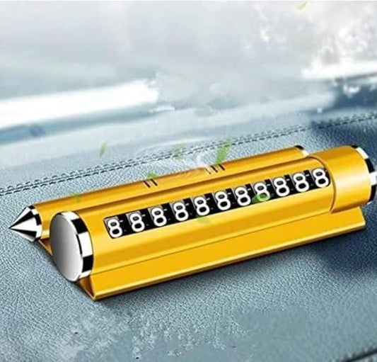 Multipurpose Car Safety Hammer – Emergency Glass Breaker & Seat Belt Cutter | Compact Automotive Escape Tool - Carokit