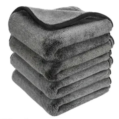 Microfiber Car & Glass Cleaning Cloth – Pack of 2 (30×40 cm, 600 GSM) - Carokit