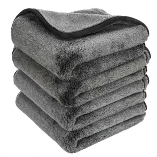 Microfiber Car & Glass Cleaning Cloth – Pack of 2 (30×40 cm, 600 GSM) - Carokit