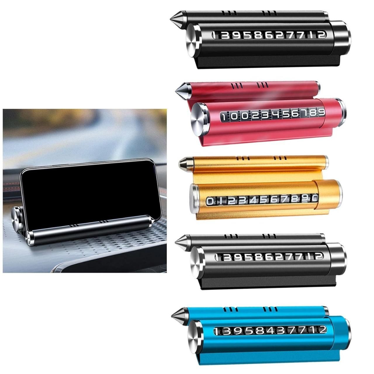 Multipurpose Car Safety Hammer – Emergency Glass Breaker & Seat Belt Cutter | Compact Automotive Escape Tool - Carokit