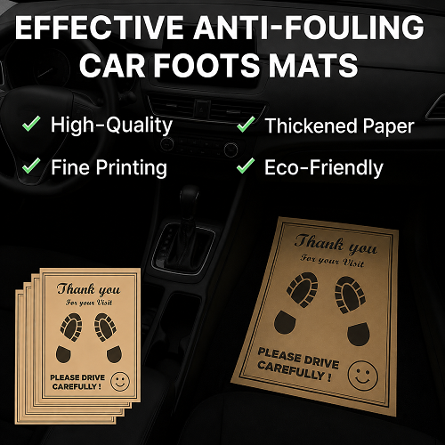 single use car floor mat paper material eco-friendly for car wash and detailing centers | Carokit