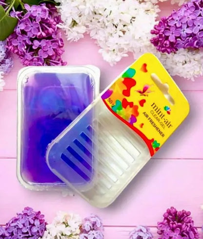 Lavender Spa Gel Hanging Air Freshener – Clear Gel (Pack of 1) - Carokit