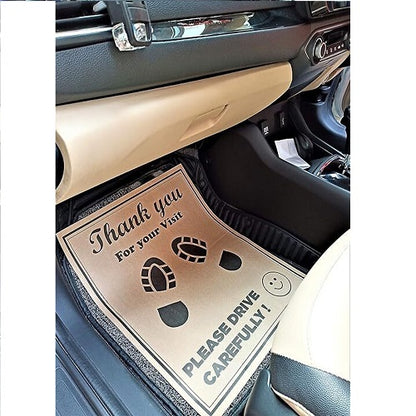 bulk pack of 100 disposable car floor mats for high volume auto workshops India | Carokit