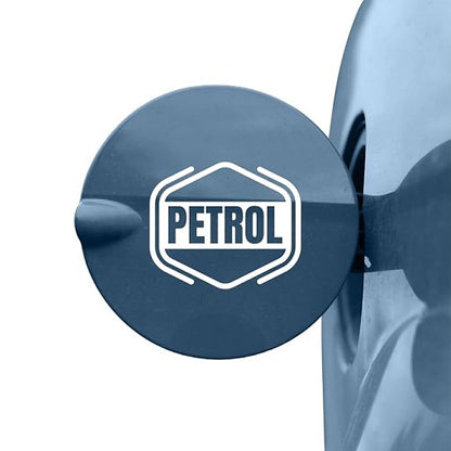 petrol fuel tank sticker pack of 2 self-adhesive waterproof vinyl on car fuel cap | Carokit India